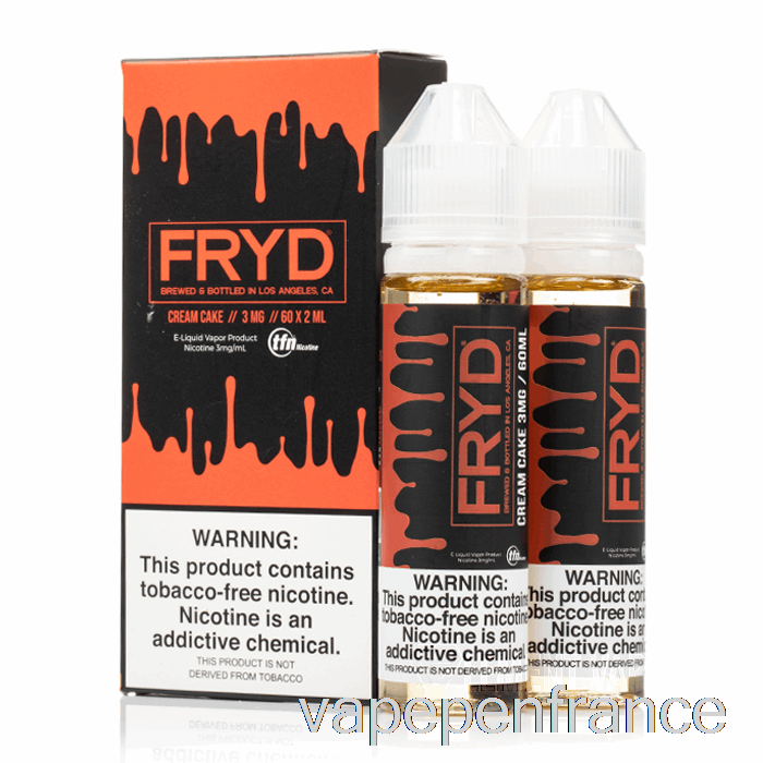 Gâteau à La Crème - E-liquide Frit - 120 Ml 0 Mg Stylo Vape